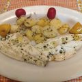 El cooksnap de Antonia García Fernández cuando hizo Filetes de Lubina al horno con Limón y patatas.