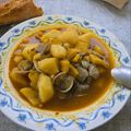 El cooksnap de Willy Lopez cuando hizo Sepia con patatas y almejas.