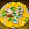 Cooksnap của Bòn Bon khi họ làm theo món Canh đu đủ hầm xương