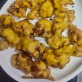 Neelam Chopra's cooksnap of when they made Gobhi ke pakore.