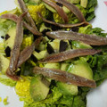El cooksnap de Guillermo Higuera Quintana cuando hizo Cogollos con aguacates y anchoas al vinagre de módena.