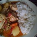 El cooksnap de Dario Portales cuando hizo Estofado de pollo.