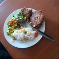 El cooksnap de Ricardo Sáenz Leiva cuando hizo Hamburguesas de carne vegetal (soya).