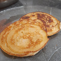 El cooksnap de seriousuga cuando hizo Hotcakes/pancakes sin huevo.