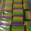 Cooksnap dari munawaroh24 untuk resep Rainbow Cake Kukus Ny.Liem Lembut Gurih