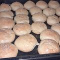 El cooksnap de zulma Machado cuando hizo Pan de hamburguesa casero.