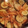 El cooksnap de Caro Camacho León cuando hizo Salteado de zuchini y zanahoria.