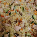El cooksnap de JuLia y DaNi cuando hizo Cous cous con verduras y pasas.