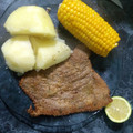 El cooksnap de Lily Ayllon cuando hizo Milanesa de Carne.