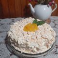 El cooksnap de Cocinando con Clau cuando hizo Postre Chajá (original).