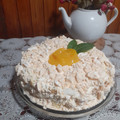 El cooksnap de Cocinando con Clau cuando hizo Postre Chajá (original).