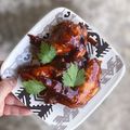 Cooksnap MinSha semasa beliau membuat Ayam Goreng Korea Rangup.