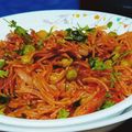 pinky makhija का कुकस्नैप जब उन्होंने नमकीन सेवइया(Namkeen sewai recipe in hindi) बनाया था।