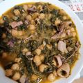El cooksnap de Vanesa Dominguez cuando hizo Potaje de garbanzos con calamar y espinacas.