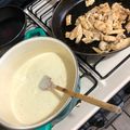 El cooksnap de Gabie AF cuando hizo Pasta alfredo.