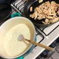 El cooksnap de Gabie AF cuando hizo Pasta alfredo.
