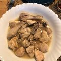 El cooksnap de Sarita Rodríguez Santos cuando hizo Pollo al ajillo.