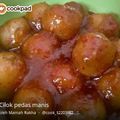 Cooksnap dari Mamah Rakha untuk resep Cilok pedas manis