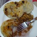 Cooksnap dari Rinai Rintik Rintik untuk resep Ketan Panggang Teflon Isi Kacang Merah (Bukkumi) mirip Onde2 Simple & minim minyak