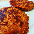 El cooksnap de rsinley0 cuando hizo Hamburguesas vegetales de pimiento y berenjena.