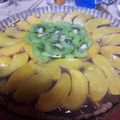 El cooksnap de Sol_Alegre cuando hizo Tarta de durazno y kiwi..❤.