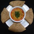 Dipika Bhalla का कुकस्नैप जब उन्होंने महाराष्ट्रीयन पिठला (maharastrian pithla recipe in Hindi) बनाया था।