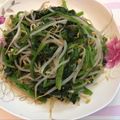 Cooksnap của Ng.T.Gái khi họ làm theo món Rau cải bó xôi và giá đỗ trộn kiểu Nhật