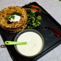 sandhya Dutta 's cooksnap of when they made আলুর পরোটা (aloo r parota recipe in Bengali).