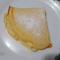 El cooksnap de Aliza Mora cuando hizo Crepes.