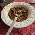El cooksnap de Nacho Albarrán cuando hizo Lentejas con chorizo en olla rápida.
