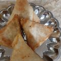 Saira Abdullah's cooksnap of when they made Chicken samosa.