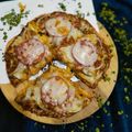 Tanushree Das Dhar's cooksnap of when they made চিকেন পিজ্জা উইদাউট ওভেন (Chicken pizza without oven recipe in bengali).