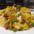El cooksnap de Zaida TC @alquimiasfood cuando hizo Arroz con secreto y espárragos trigueros.