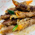 肉肉編 的 甜椒照燒肉捲 cooksnap