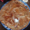 Sheenay Khan's cooksnap of when they made Meetha Paratha.