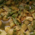 El cooksnap de Ney cuando hizo Papas en salsa de cilantro.