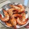黑暗料理進化中 的 草蝦燙 cooksnap