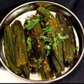 Sadhna का कुकस्नैप जब उन्होंने भरवां भिन्डी (Bharwan bhindi recipe in hindi) बनाया था।