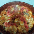 El cooksnap de Julia Ferrer Rosa cuando hizo Zarzuela de pescado y mariscos.