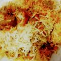 Mumtaz Ramzan's cooksnap of when they made Chicken Biryani.