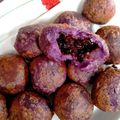 Cooksnap dari Ayllagoeskitchen untuk resep Bola Ubi Ungu Kopong Lumer