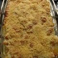El cooksnap de Carla cuando hizo Crumble de manzana.