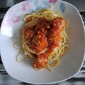 Barbara Benei Cooksnap-ja, amikor elkészítette a(z) Szicíliai paradicsomos húsgombóc spagettivel receptet.