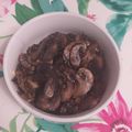 El cooksnap de Natalia Sánchez cuando hizo Champiñones al ajillo en freidora de aire.