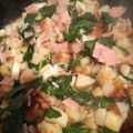 El cooksnap de BRENDA INZUNZA cuando hizo Papas con acelgas, jamón y pollo 😍✨.