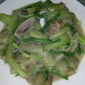 Cooksnap của Điệp Vũ khi họ làm theo món Mướp xào lòng gà