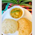 Sumita Roychowdhury's cooksnap of when they made লুচি আলুর তরকারি(luchi alur tarkari recipe in bengali).