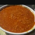 El cooksnap de Karen Zubiaurre cuando hizo Spaghetti con boloñesa -vegano- 🍝 :).