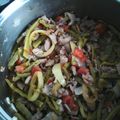 El cooksnap de Albina Santiago Hernández cuando hizo Bistec ranchero con nopales.