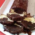 El cooksnap de Caro Delfi cuando hizo Budín marmolado de chocolate.